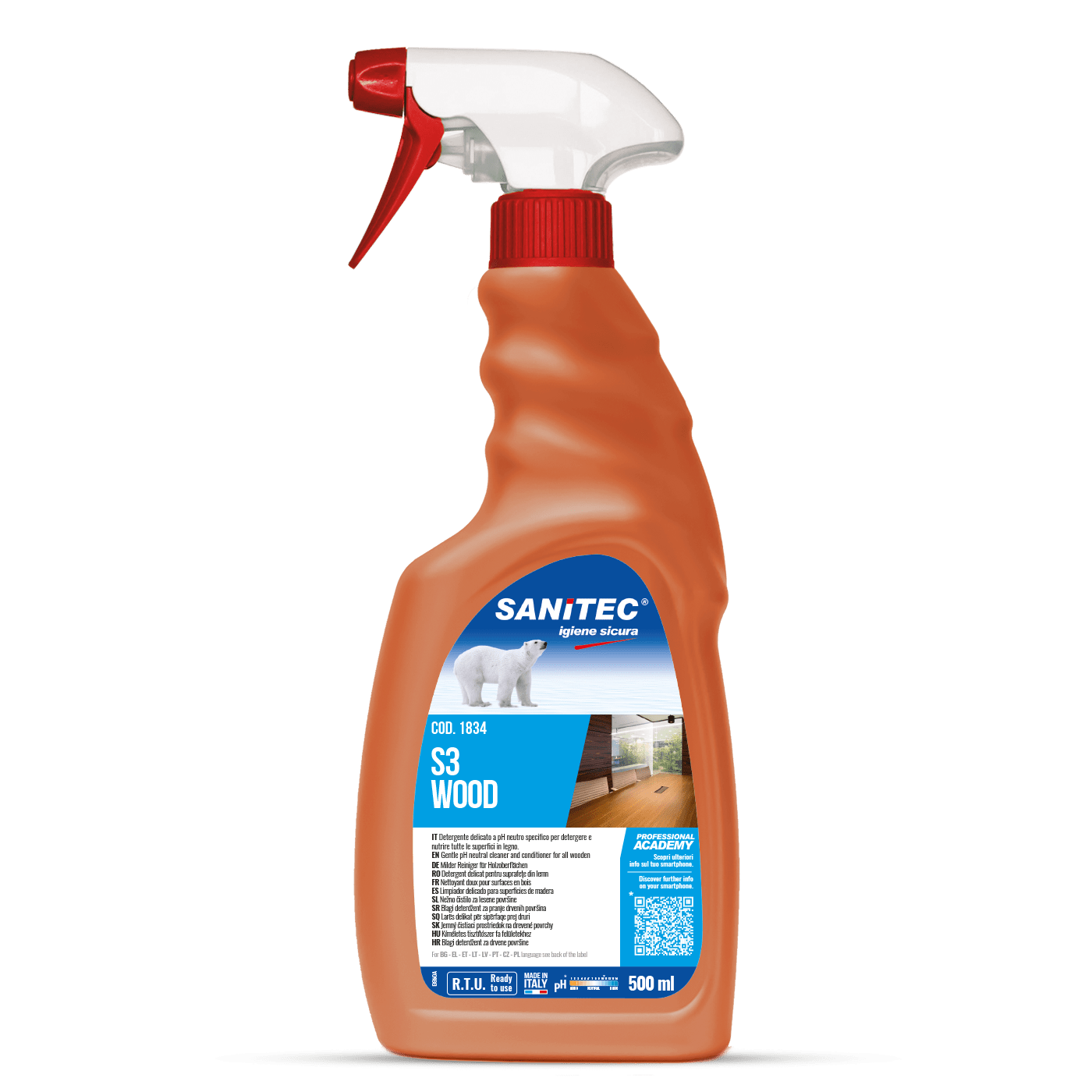 Sanitec S3 - Legno 500 ml Sanitec S3 - Legno 500 ml