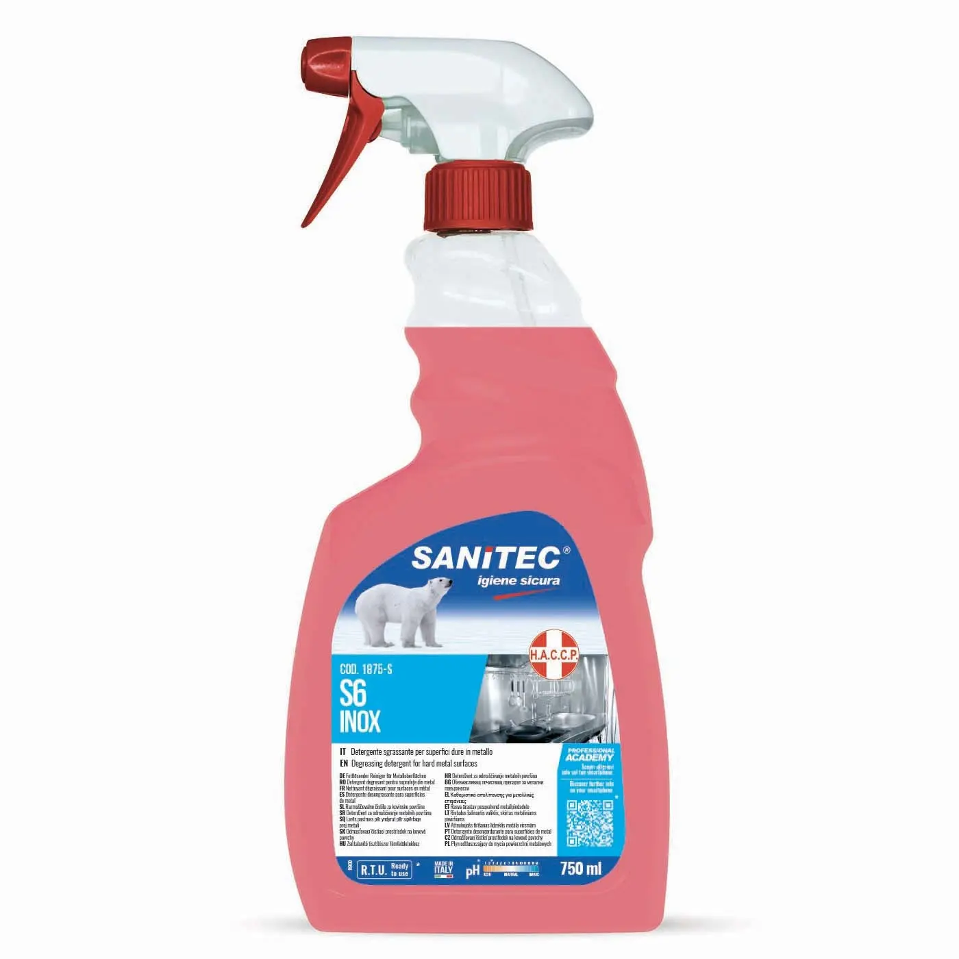 Sanitec S6 Inox 750 ml Sanitec S6 Inox 750 ml