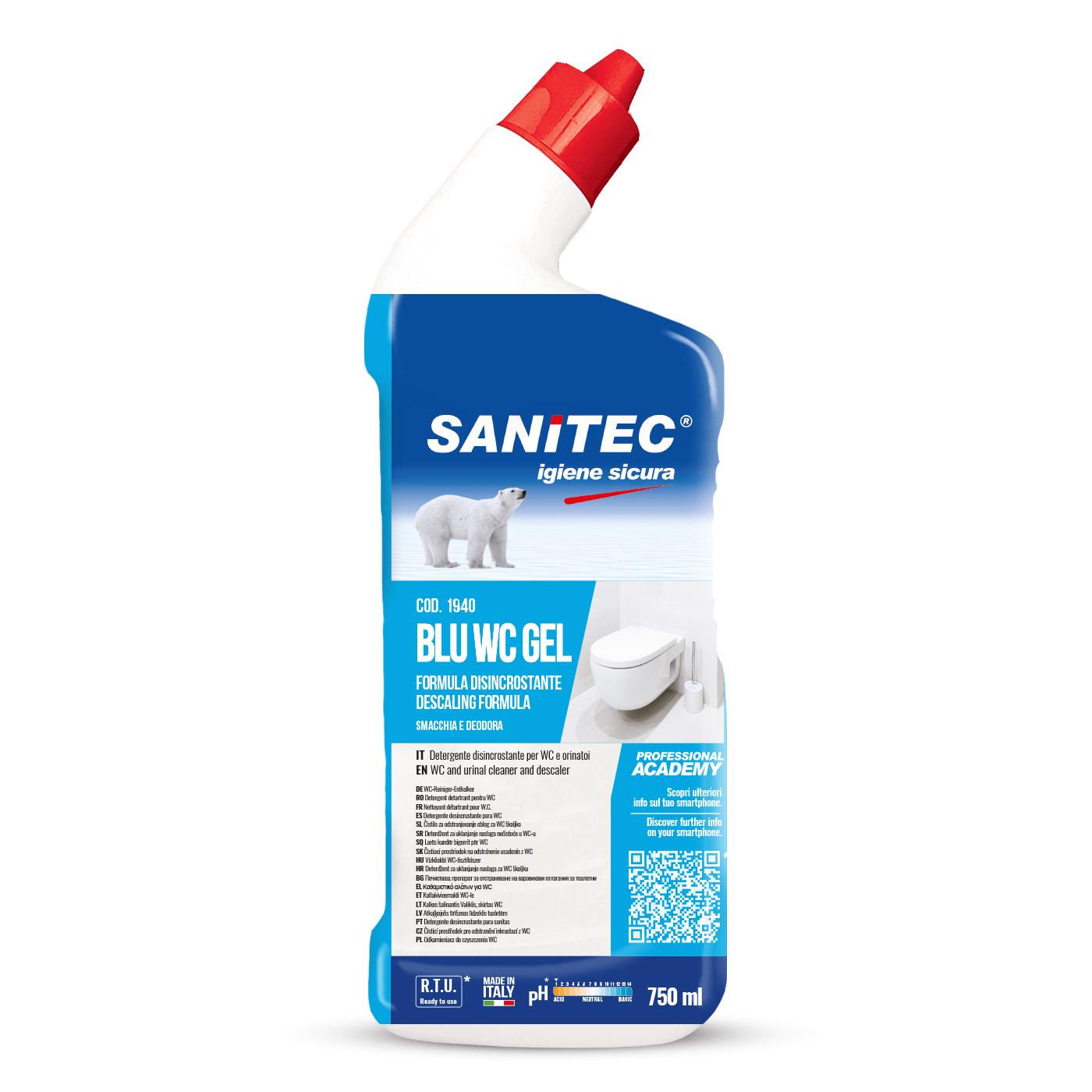 Sanitec Blu Wc Gel 700 ml Sanitec Blu Wc Gel 700 ml