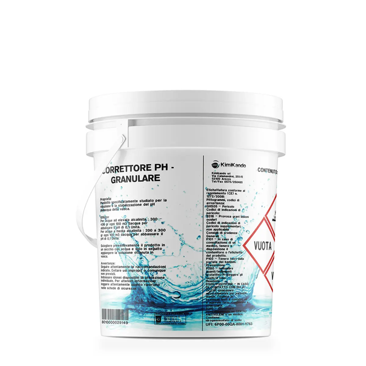 Correttore pH- (Meno) Granulare 10 kg Correttore pH- (Meno) Granulare 10 kg