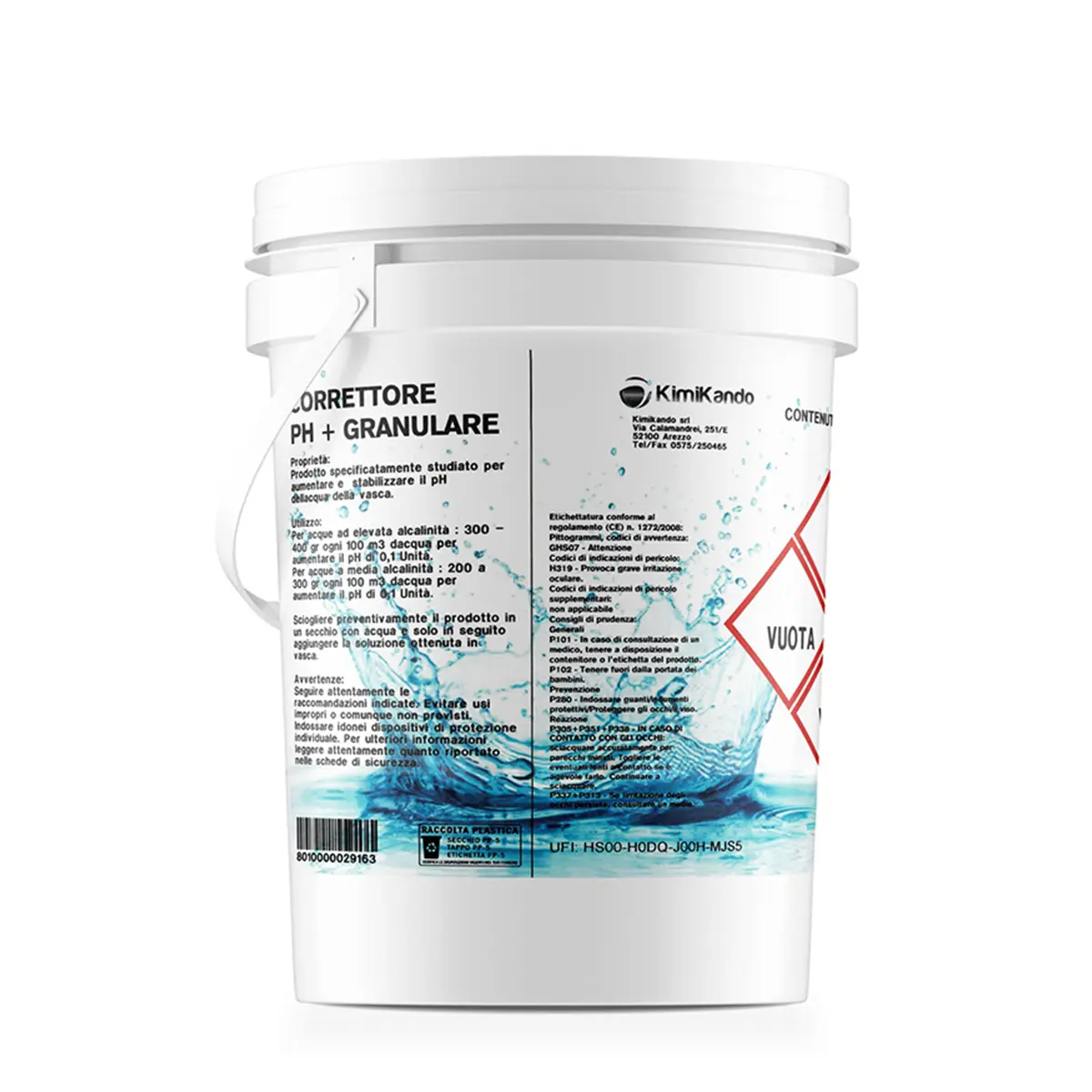 Correttore pH+ (Plus) Granulare 25 kg Correttore pH+ (Plus) Granulare 25 kg