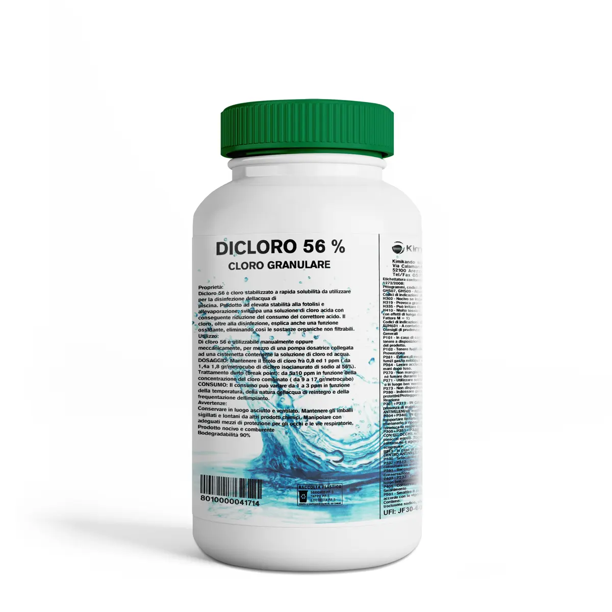 Dicloro 56% 1 kg Cloro Granulare