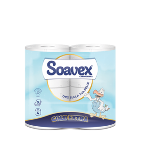 Soavex Carta Igienica Gold Extra 3 Veli - 4 maxi rotoli