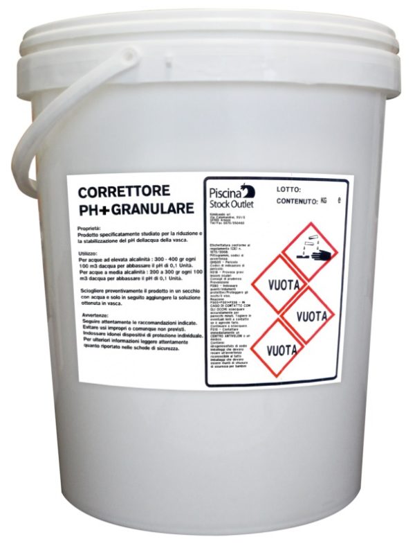 Correttore pH+ (Plus) Granulare 25 kg
