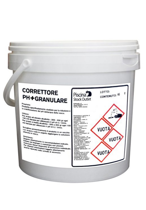 Correttore pH+ (Plus) Granulare 10kg
