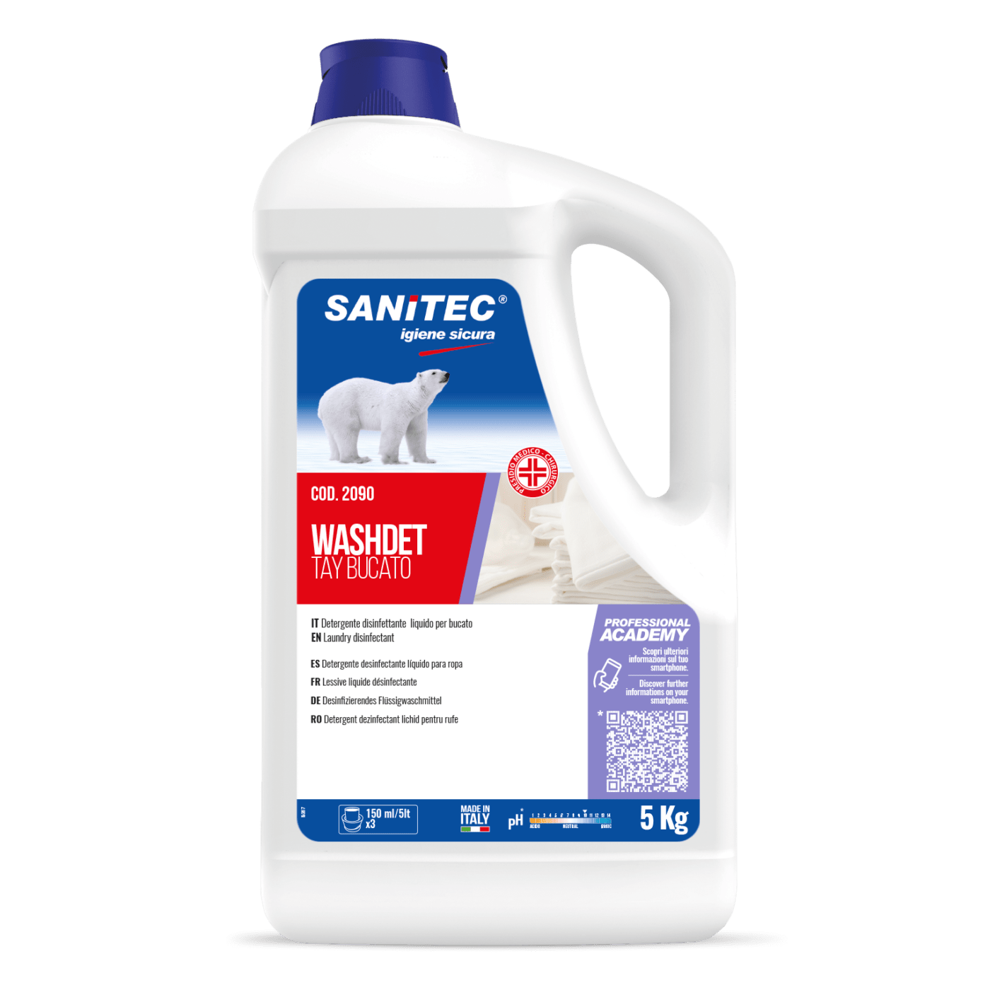 Sanitec Washdet Tay Bucato 5 kg Sanitec Washdet Tay Bucato 5 kg
