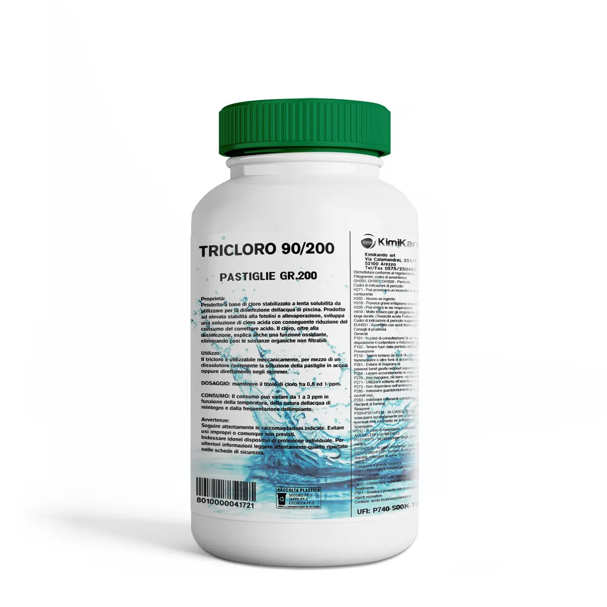 Tricloro 90/200 1 kg Pastiglie 200 g Tricloro 90/200 1 kg Pastiglie 200 g