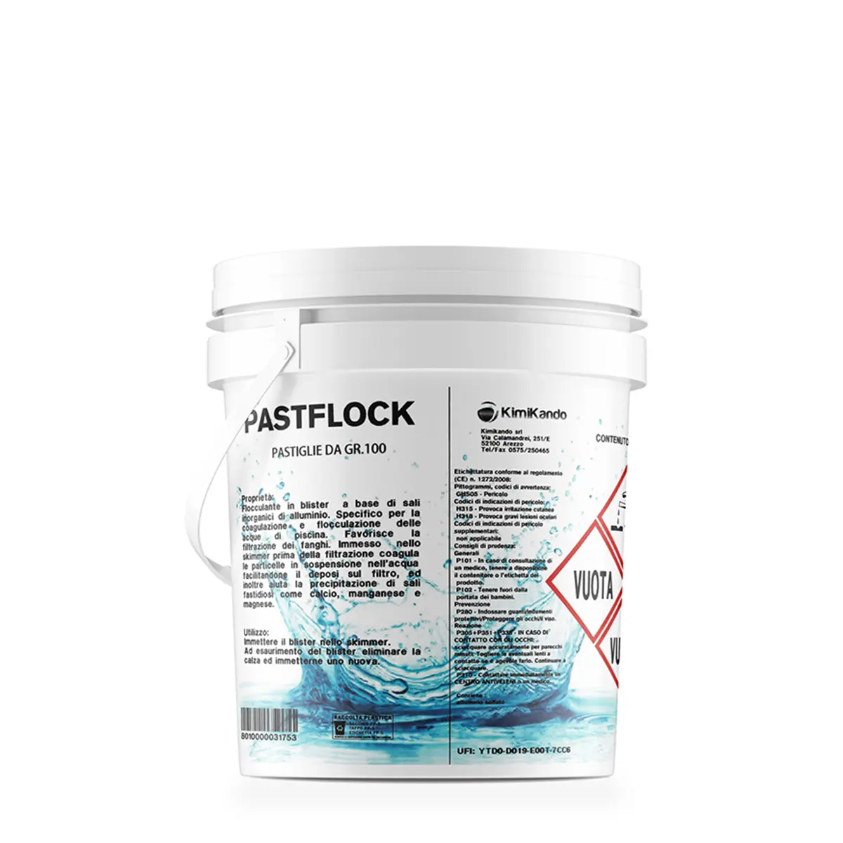 Flocculante Pastiglie Pastflock 5 kg Flocculante Pastiglie Pastflock 5 kg