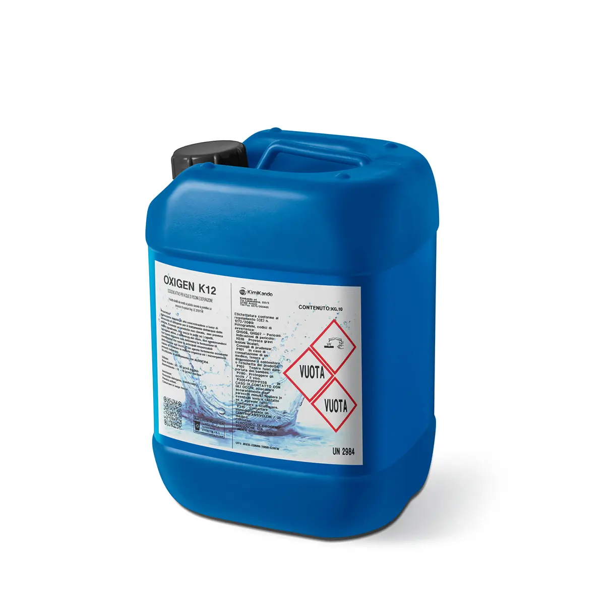 Oxigen K12 - 10 kg Ossigeno Liquido Oxigen K12 - 10 kg Ossigeno Liquido