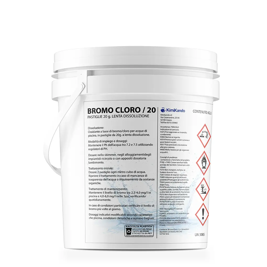 Bromo cloro pastiglie 20 grammi