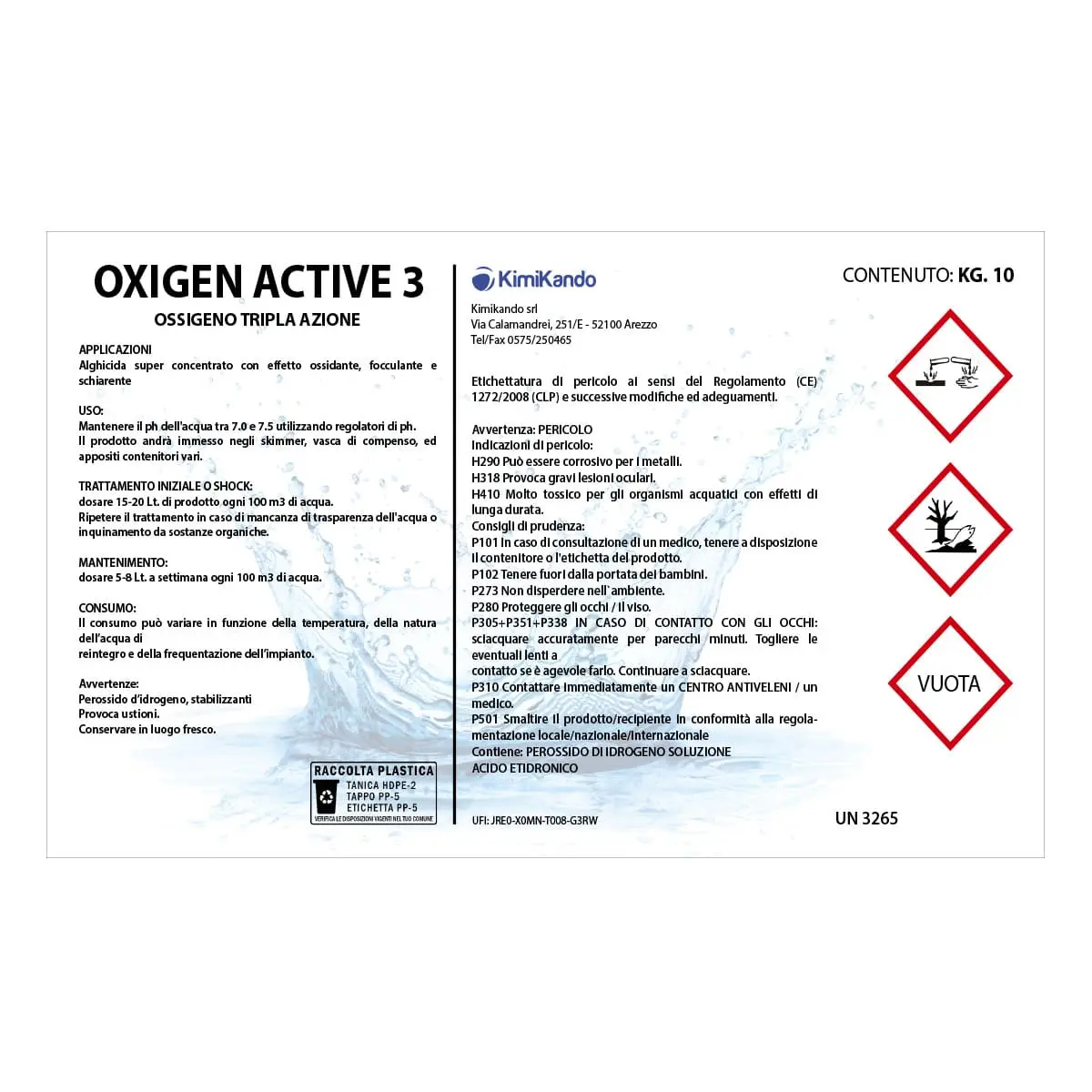Oxigen Active 3 - Ossigeno tripla azione Oxigen Active 3 - Ossigeno tripla azione