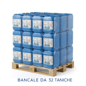 Liquikloro Cloro Liquido Concentrato - Sol. Ipoclorito di Sodio 14/15% 25 kg x 32 taniche (bancale)