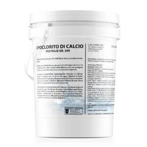 Ipoclorito di calcio - Pastiglie 200g 25 kg